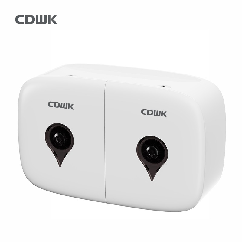 雙卷中心抽擦手紙巾架「CD-8278」